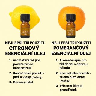 🌿 Citron & Pomeranč – dvě esence, dvě nálady 🍋🍊 Naše esenciální oleje z citrusových slupek pochází z čistých zdrojů a...